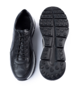 RIMINI Flex Sneakers - Black Nappa Leather - Image 5